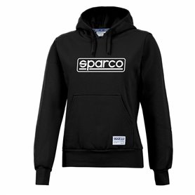 Sweat à capuche Sparco S01316NR2M Noir Femme