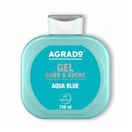 Gel de douche Agrado Aqua Blue 750 ml