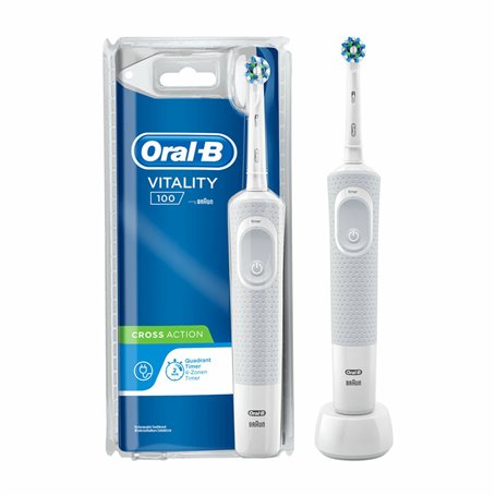 Oral-B Vitality 100 White Cross Action Brosse À Dents Électrique Par Braun