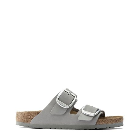 Birkenstock Nu-pieds et Tongs Gris Femme