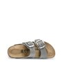 Birkenstock Nu-pieds et Tongs Gris Femme