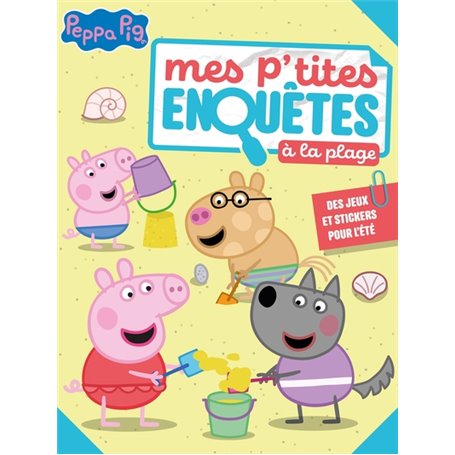 Peppa Pig - Mes p'tites enquêtes à la plage - 16 jeux pour l'été