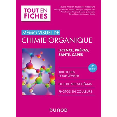 Mémo visuel de chimie organique - 4e éd.