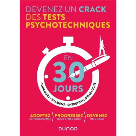 Devenez un crack des tests psychotechniques en 30 jours - 3e éd.