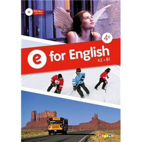E for English 4e - Anglais Ed.2013 -  Manuel + DVD-rom