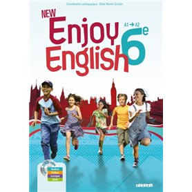 New Enjoy English - Anglais 6e - Manuel + DVD-rom