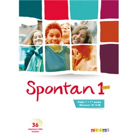 Spontan 1 neu   palier 1 - Allemand 1re année - Manuel + DVD