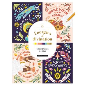 Énergies & divination : 40 coloriages mystère