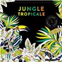 Black coloriage - Jungle tropicale