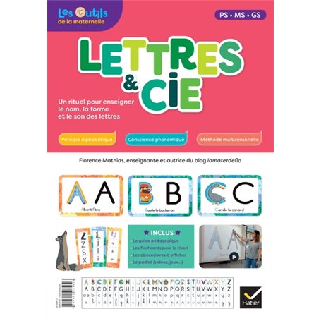 Lettres et compagnie - Français Maternelle Ed. 2022 - Guide pédagogique + flashcards