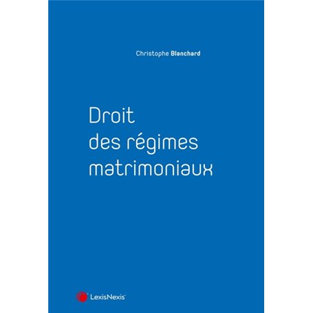 Droit des régimes matrimoniaux