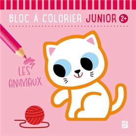 Bloc à colorier junior 2+ Les animaux