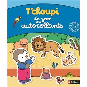 T'choupi le zoo en autocollants