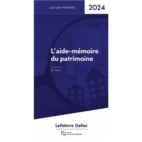 Aide Mémoire du Patrimoine 2024