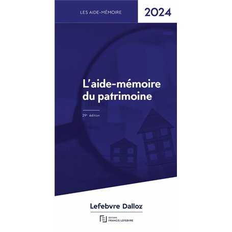 Aide Mémoire du Patrimoine 2024