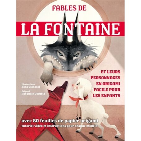 Les Fables de La Fontaine et les personnages en origami