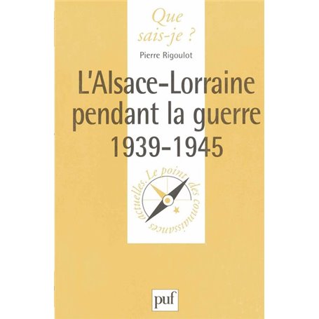 L'Alsace-Lorraine pendant la Guerre