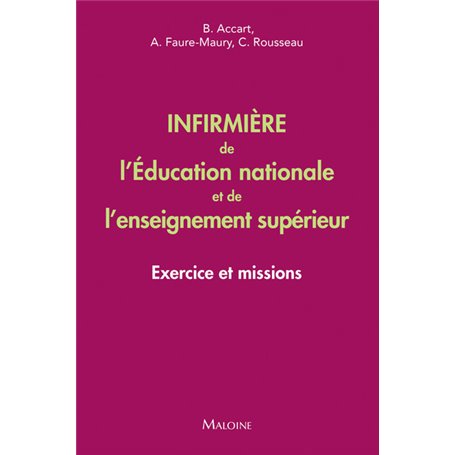 Infirmière de l'Education nationale et de l'enseignement supérieur