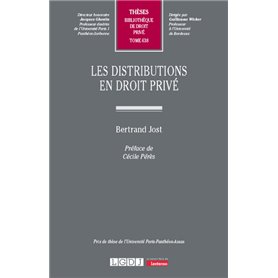 Les distributions en droit privé