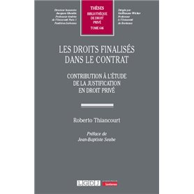 Les droits finalisés dans le contrat