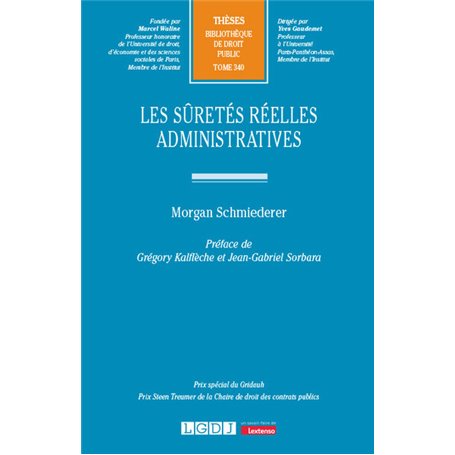 Les sûretés réelles administratives