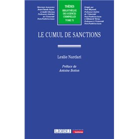 Le cumul de sanctions