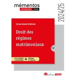 Droit des régimes matrimoniaux