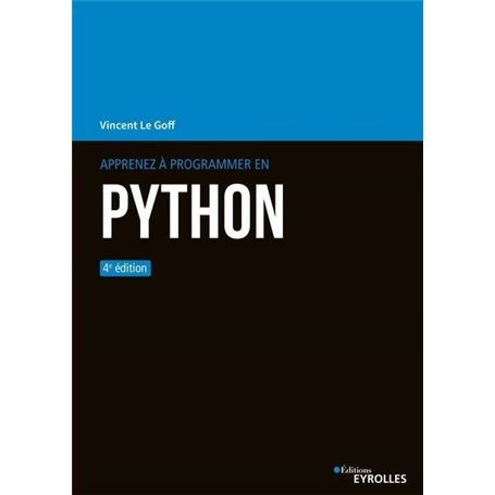 Apprenez à  programmer en Python - 4e