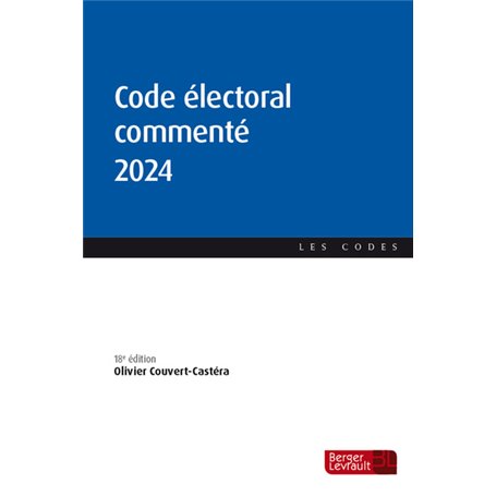 Code électoral commenté 2024 (18e éd.)