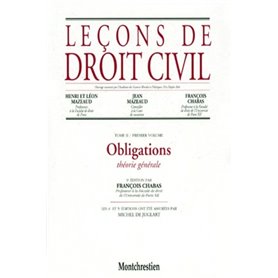 OBLIGATIONS : THÉORIE GÉNÉRALE - 9ÈME ÉDITION