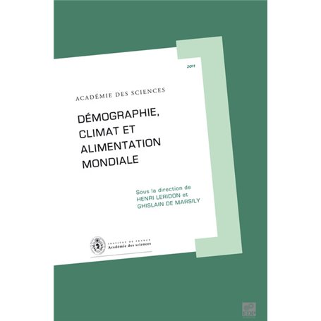 DEMOGRAPHIE CLIMAT ET ALIMENTATION MONDIALE