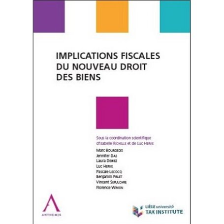 Implications fiscales du nouveau droit des biens