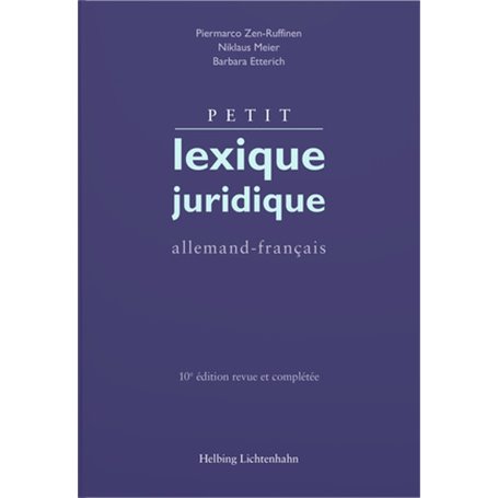 Petit lexique juridique