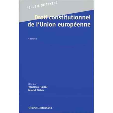 Droit constitutionnel de l'Union européenne