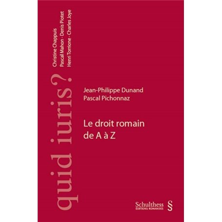 LE DROIT ROMAIN DE A A Z