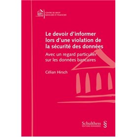 Le devoir d 'informer lors d'une violation de la sécurité des données