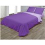 Parure de couette Hosteline VEGAS Mauve Lit 1 persone 2 Pièces