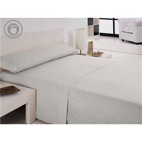 Jeu de draps Hosteline IRIS Blanc Lit king size