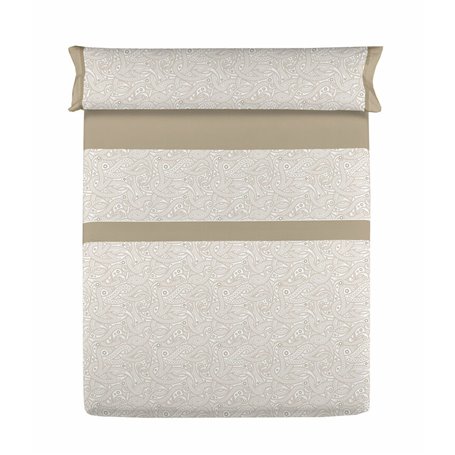 Jeu de draps D'Or VALENTINA Beige Lit ½ persones