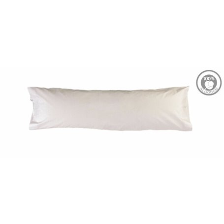 Taie d'oreiller Hosteline IRIS Blanc Lit king size 144 Fils 45 x 75 cm (2 Unités)