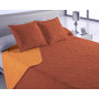 Couvre-lit Hosteline VEGAS Orange Lit 1 persone (2 Pièces)