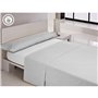 Drap housse Happy Home LISOS COTTON Blanc Lit 1 persone