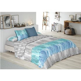 Housse de Couette Pierre Cardin TOPACIO Bleu 144 Fils 150 x 230 cm