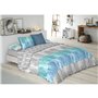 Housse de Couette Pierre Cardin TOPACIO Bleu 144 Fils 150 x 230 cm