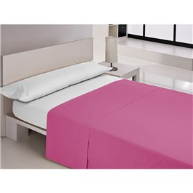 Drap Happy Home MIX COLORS Cerise Lit ½ persones