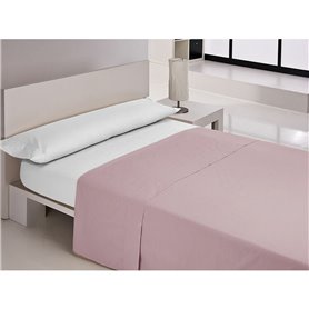 Drap Happy Home MIX COLORS Mauve Gran lit 2 persones