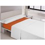 Drap housse Happy Home MIX COLORS Orange Lit ½ persones