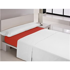 Drap housse Happy Home MIX COLORS Rouge Gran lit 2 persones