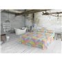 Jeu de draps Lois ANIBAL Bleu Gran lit 2 persones