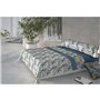 Jeu de draps Pierre Cardin CORALINA LILI Bleu Lit king size